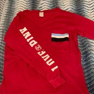 PINK red long sleeve